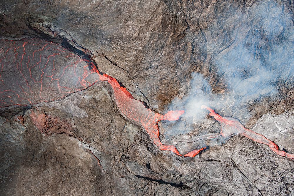 Fagradalsfjall Volcano art print by Jure Kravanja for $57.95 CAD