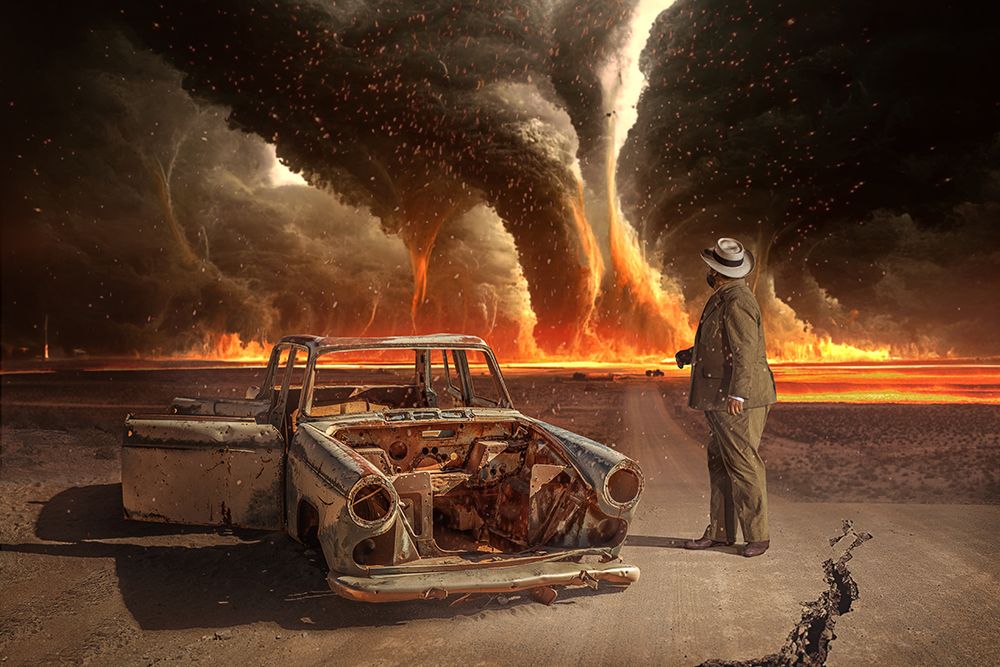 Firestorm art print by Marcel Egger for $57.95 CAD