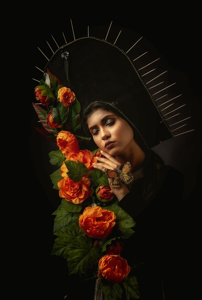 Flower Girl art print by Santanu Mahapatra for $57.95 CAD