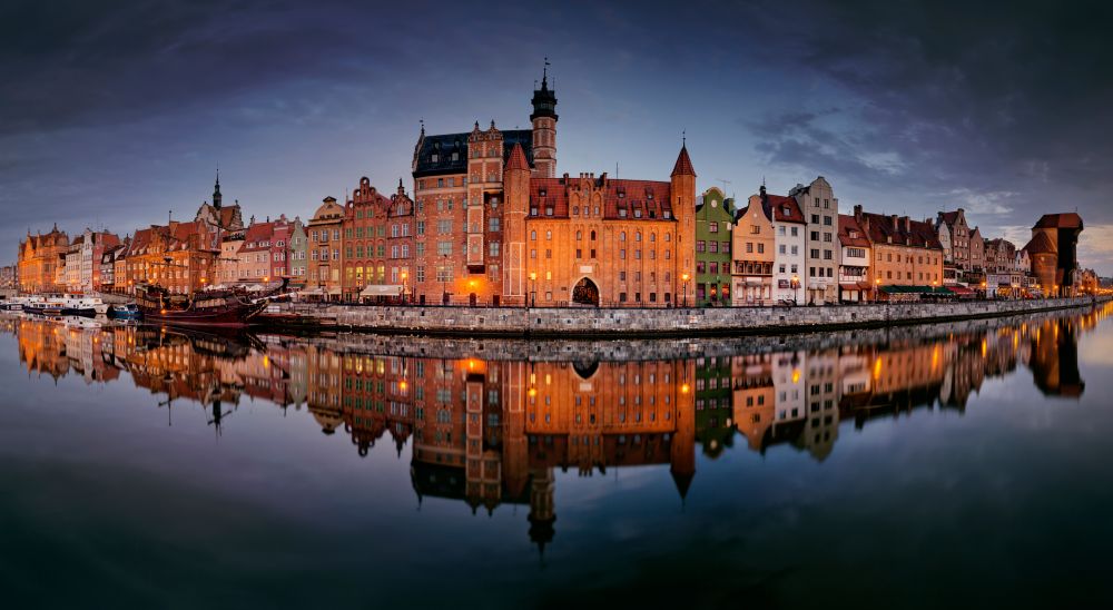 Gdansk Old Town Reflections art print by Lukasz Malkiewicz for $57.95 CAD