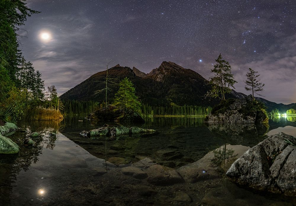 Hintersee Night art print by Keller for $57.95 CAD
