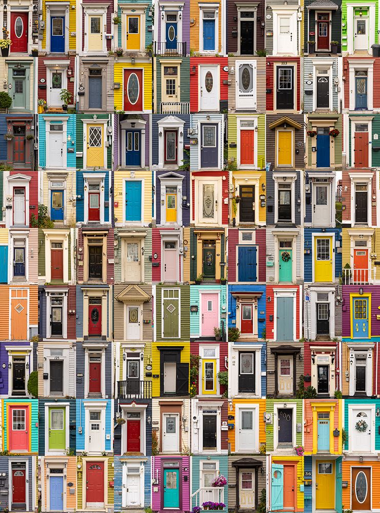 Jellybean Doors art print by Tony Xu for $57.95 CAD