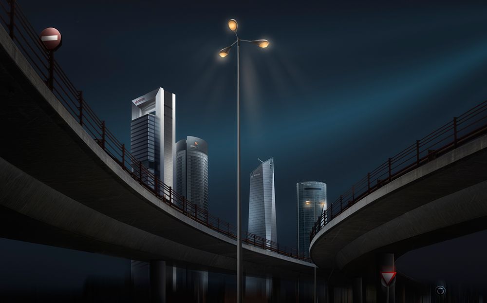 4 Torres Drama art print by Dani Otero Sobrino for $57.95 CAD