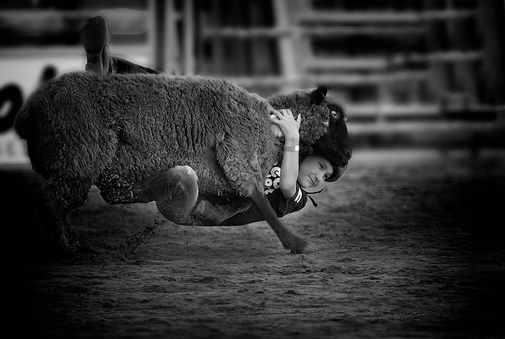 The Brave  Little Cowboy Is  Smile art print by Ken Liang for $57.95 CAD