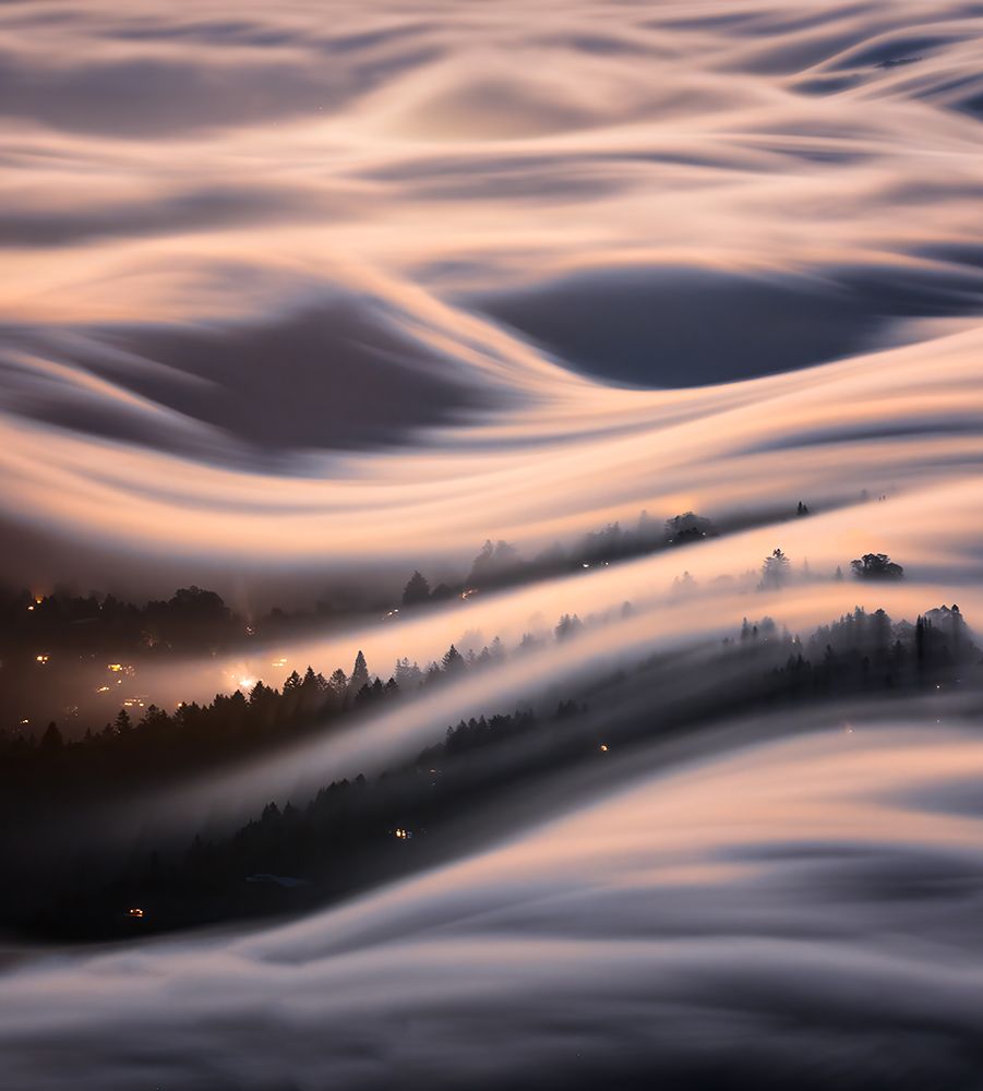 The Dancing Wave Under The Moon art print by Jinghua Li for $57.95 CAD