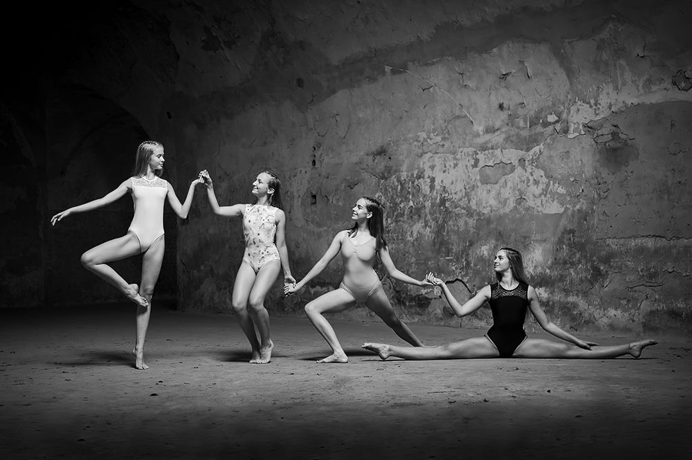 Ballerinas 2 art print by Milan Uhrin for $57.95 CAD