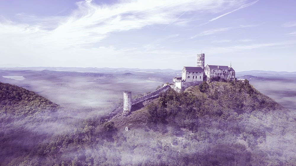 Misty Mountain Castle art print by Prochazka Josef for $57.95 CAD