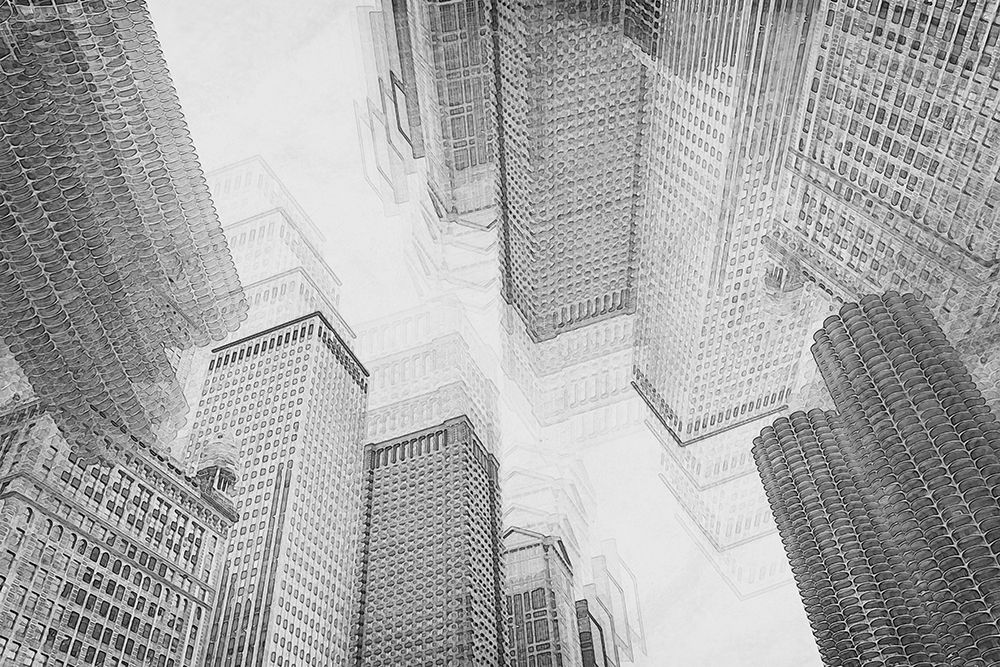 densification of the City art print by Roswitha Schleicher-Schwarz for $57.95 CAD