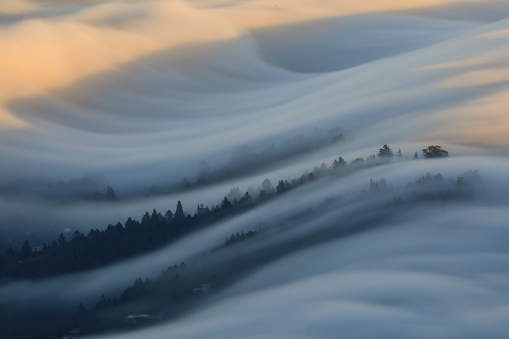 The Waves Of Fogs art print by Jenny Qiu for $57.95 CAD