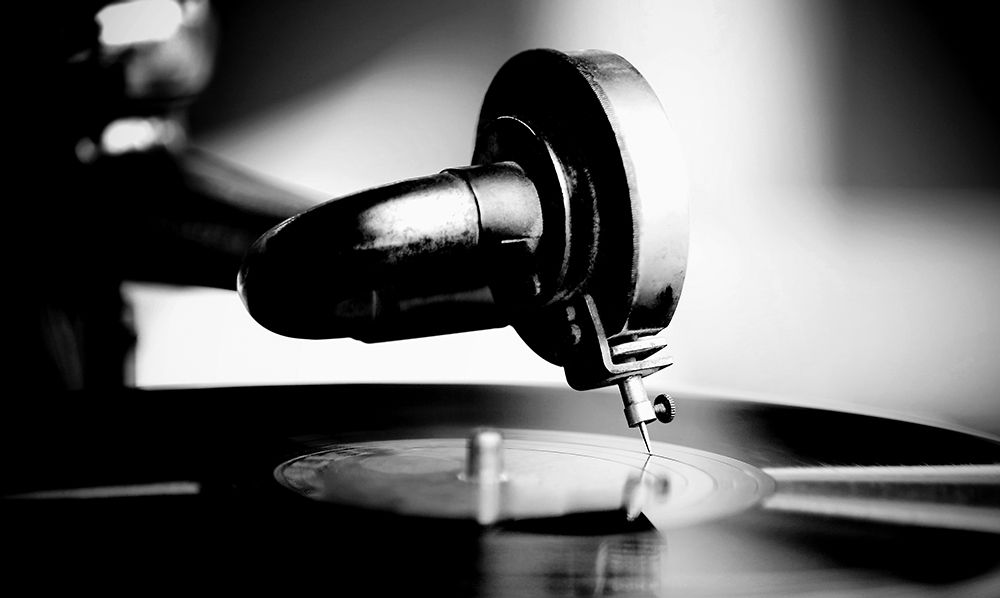 The record player art print by Jorgen Wicklow for $57.95 CAD
