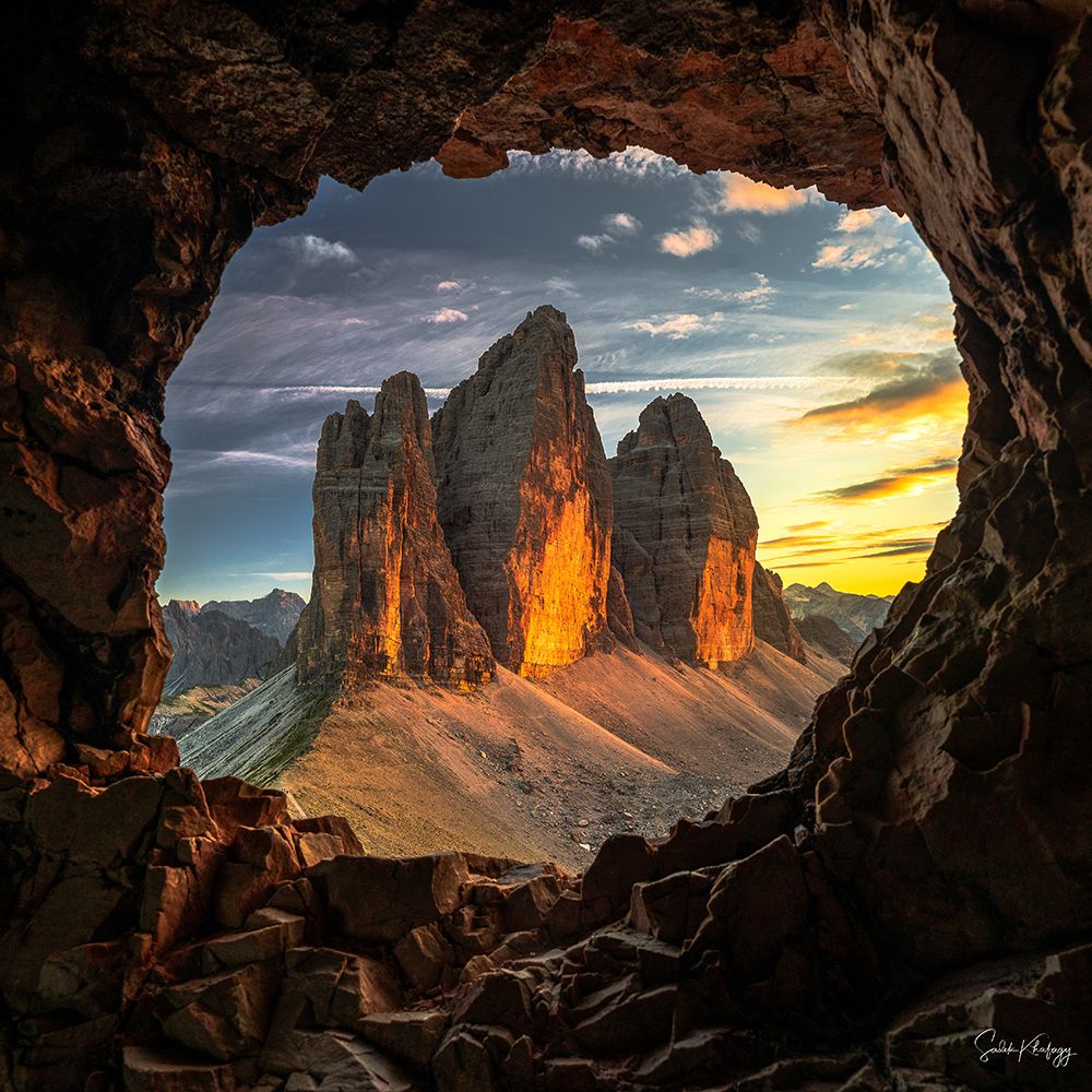 Window of Beautiful Sunset art print by Sadek Khafagy for $57.95 CAD