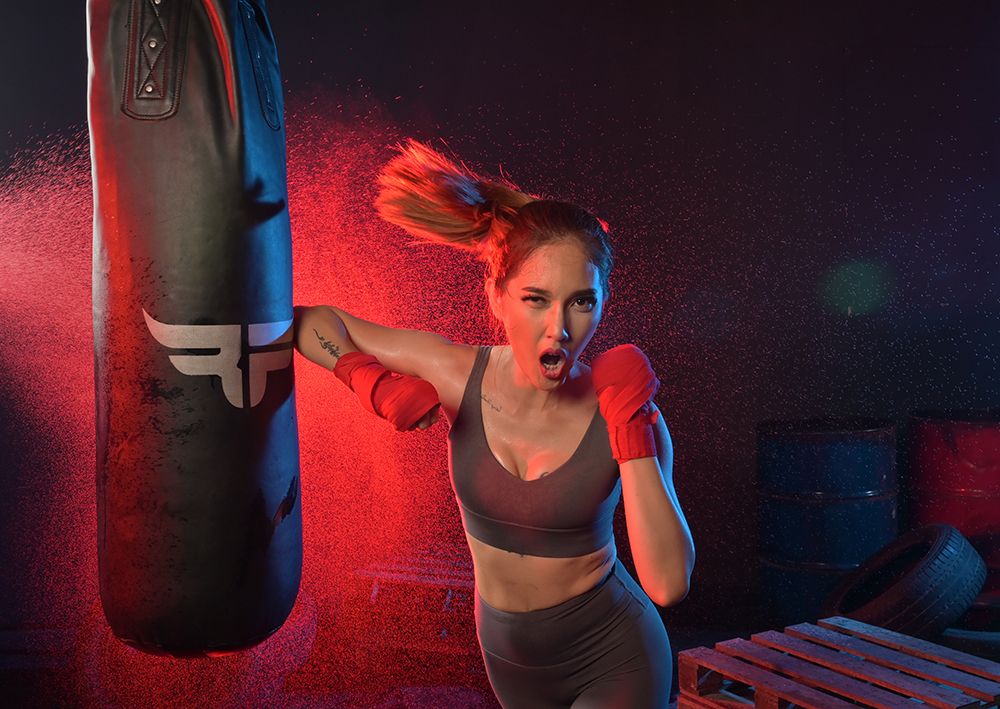 Portrait Of Lady Boxer art print by Rawisyah Aditya for $57.95 CAD