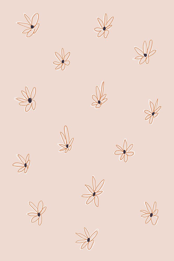 Naive Flowers art print by uplusmestudio for $57.95 CAD