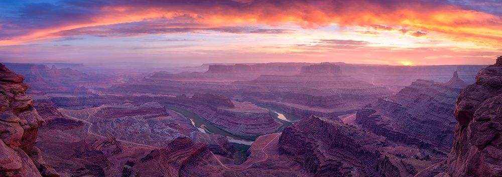 Canyon on Fire art print by Johnny Zhang for $57.95 CAD