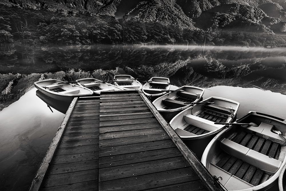 Boat Dock art print by Makihiko Hayama for $57.95 CAD