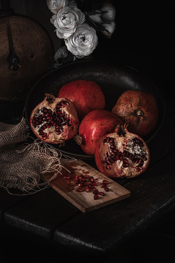 .. Pomegranates ... art print by Enrico Sottocorna for $57.95 CAD