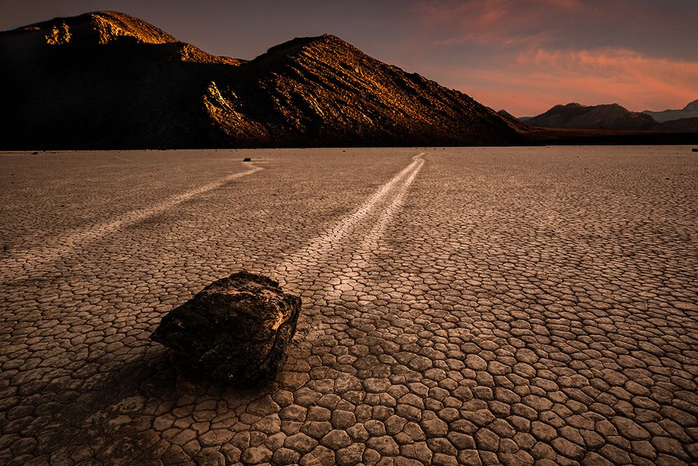 Rocks Walking In Sunset art print by Jie Jin for $57.95 CAD