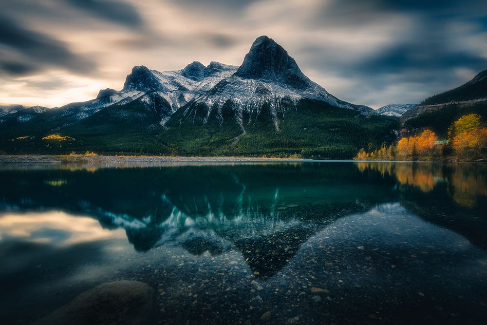 Autumn Reflection art print by Alex Zhao for $57.95 CAD