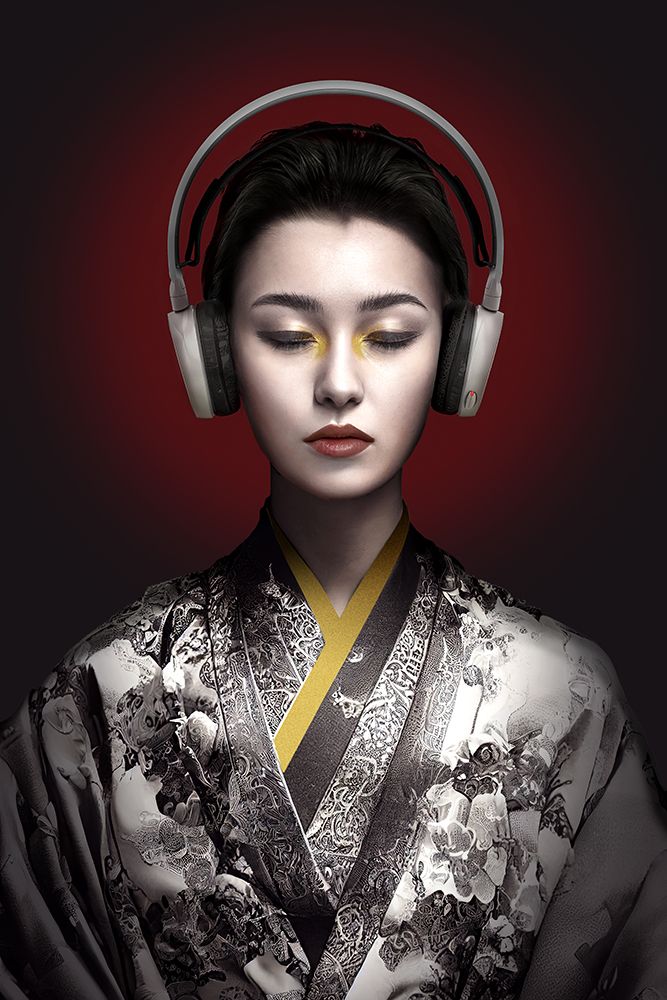 Geishasymphony art print by Marcel Egger for $57.95 CAD