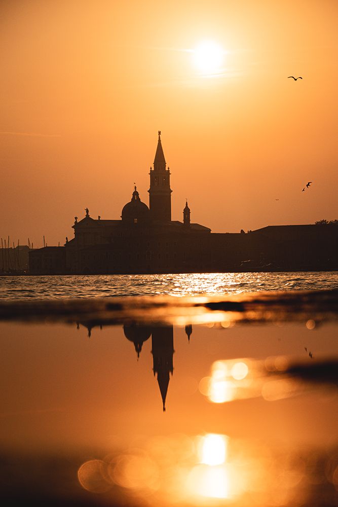 Venice Sunrise art print by Dominik for $57.95 CAD