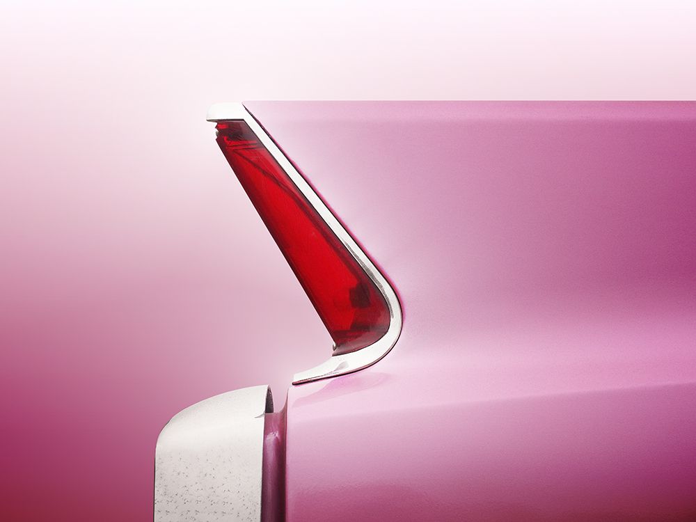 American Classic Car Deville 1963 Tail Fin Abstract art print by Beate Gube for $57.95 CAD