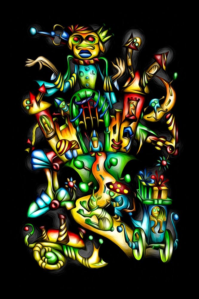 Mushroom cabbie 2 - ugly princess art print by Rafal Kulik for $57.95 CAD