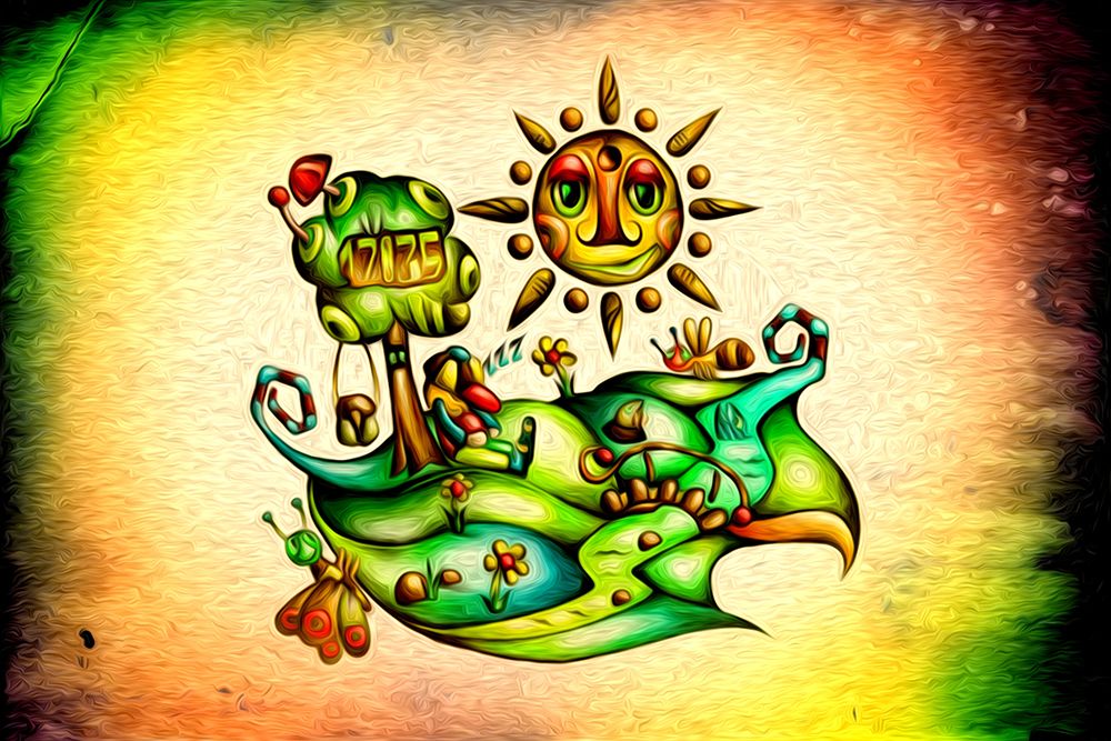 Fairy-tale rest under the time tree art print by Rafal Kulik for $57.95 CAD