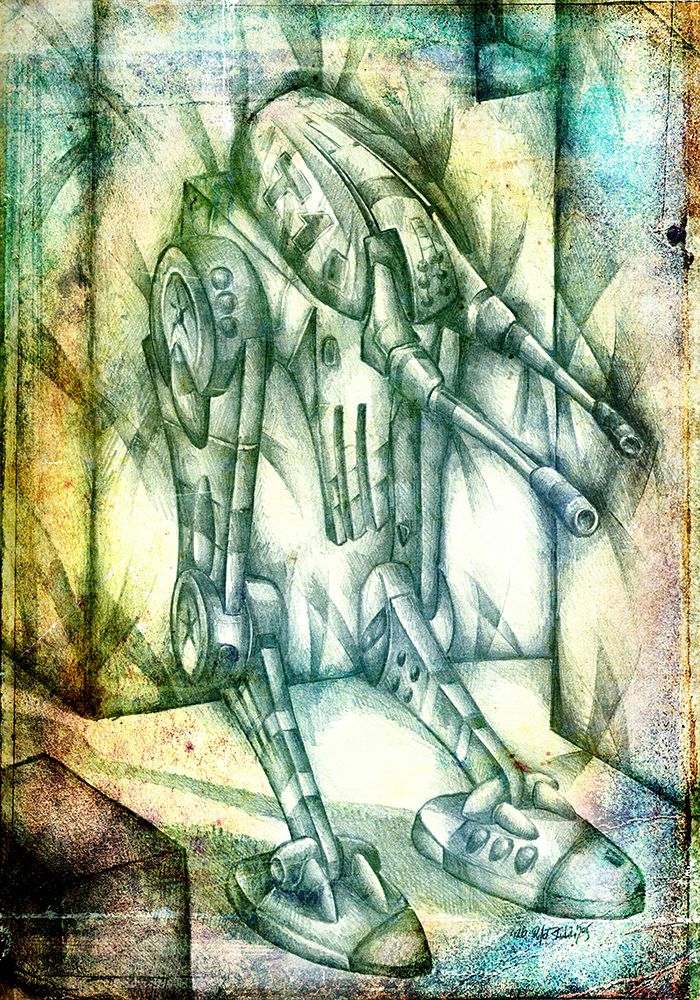 Tup tac machinery art art print by Rafal Kulik for $57.95 CAD