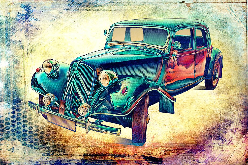Vintage car 5 art print by Rafal Kulik for $57.95 CAD