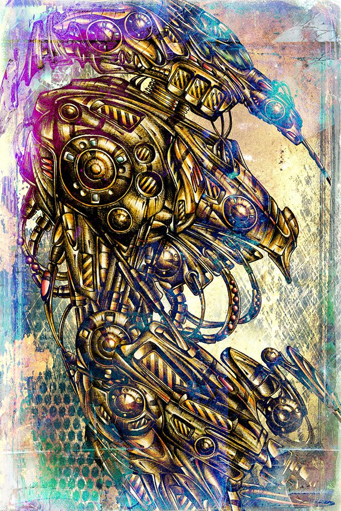 Terra-cybo 14 art print by Rafal Kulik for $57.95 CAD