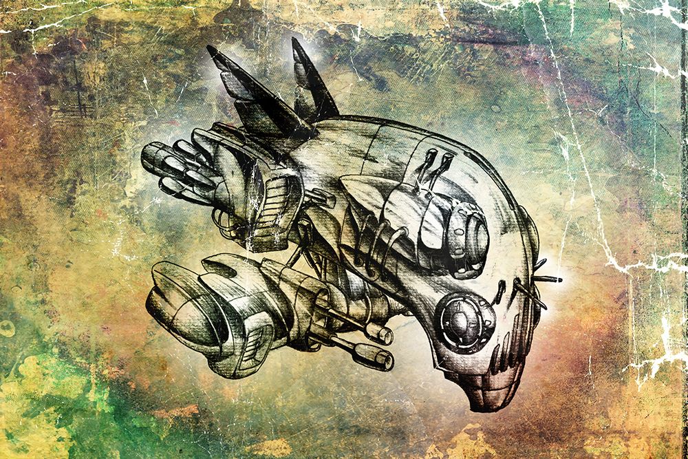 Velocide ship artq art print by Rafal Kulik for $57.95 CAD