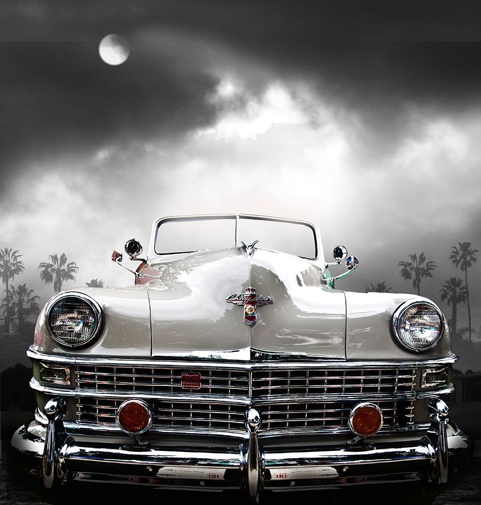 White Chrysler art print by Larry Butterworth for $57.95 CAD