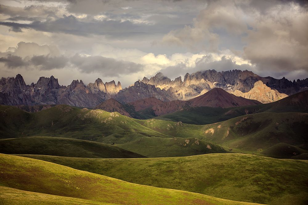 Tibetan Plateau art print by James Yu for $57.95 CAD