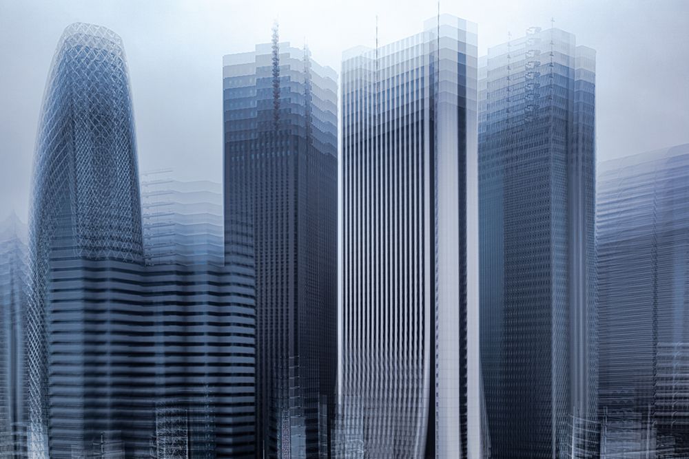 tokyo layers art print by Sasaki Makoto for $57.95 CAD