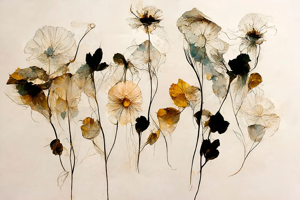 Beautiful Dry Flowers art print by Treechild for $57.95 CAD