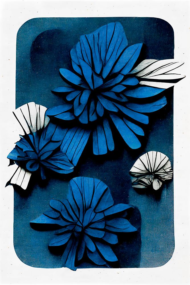 Blue Blossoms art print by Treechild for $57.95 CAD