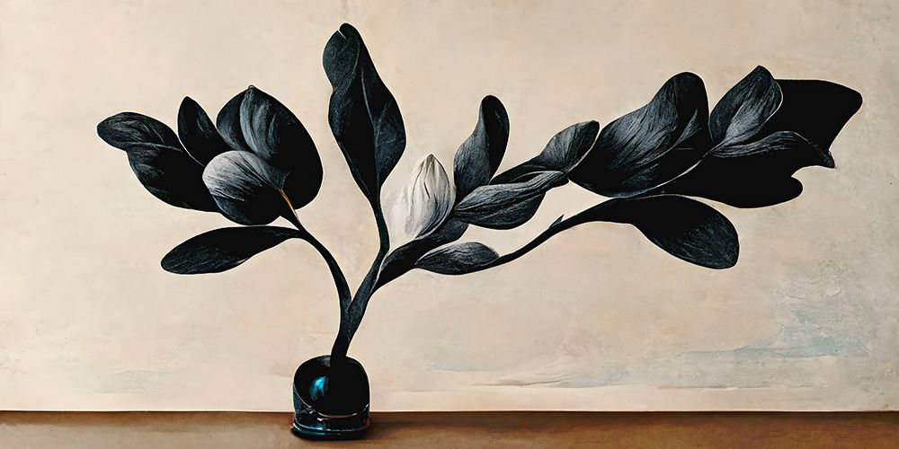 Black Magnolia art print by Treechild for $57.95 CAD