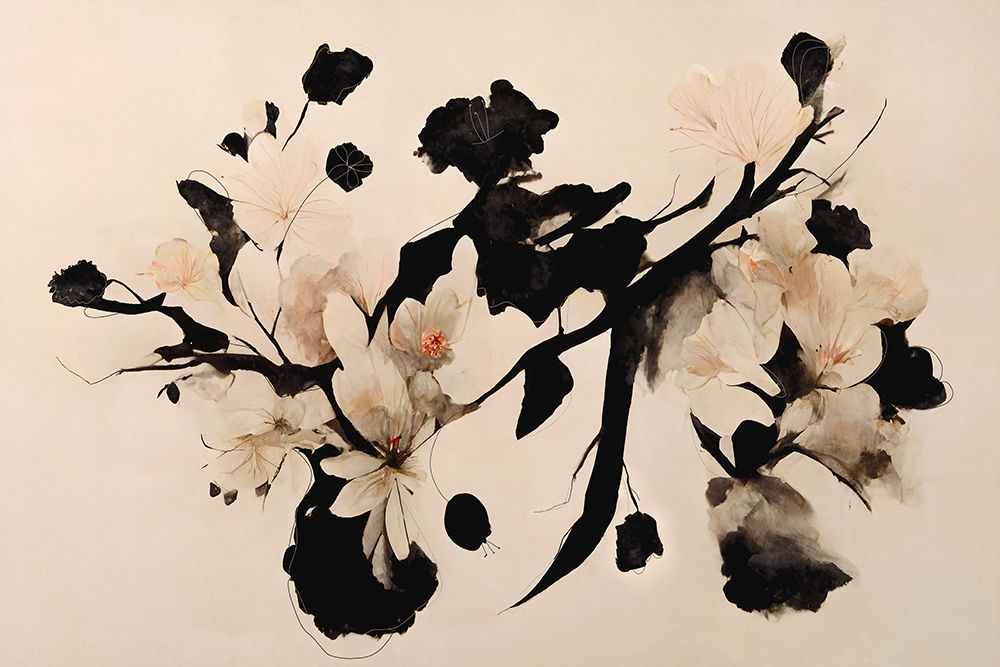 Cherry Blossom Branch art print by Treechild for $57.95 CAD