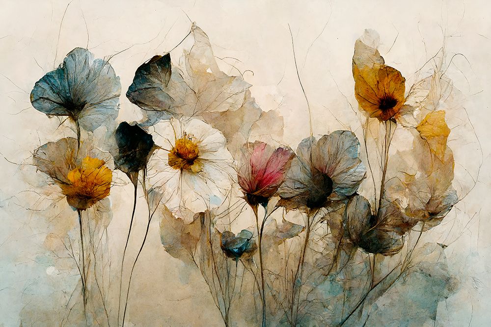 Dry Flower Bouquet art print by Treechild for $57.95 CAD