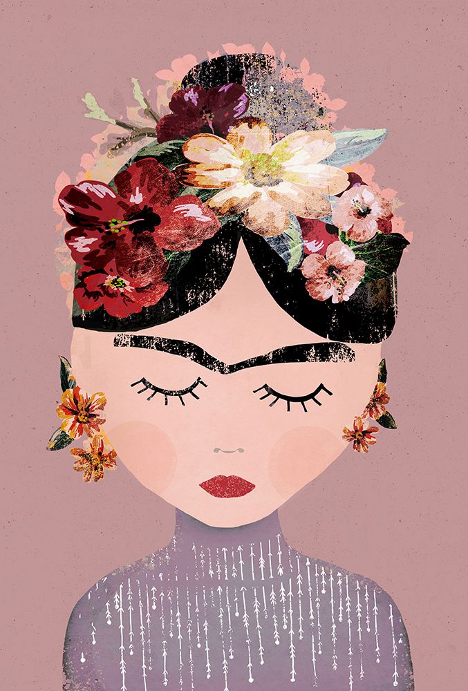 Frida (Pastel Version) art print by Treechild for $57.95 CAD