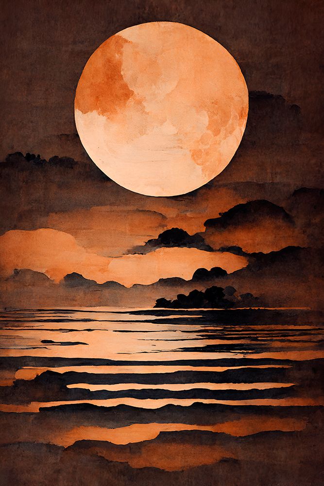 Full Moon art print by Treechild for $57.95 CAD