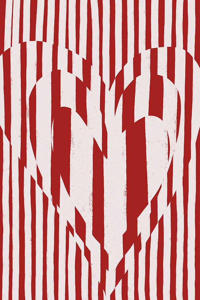 Hearts (Red Version) art print by Treechild for $57.95 CAD