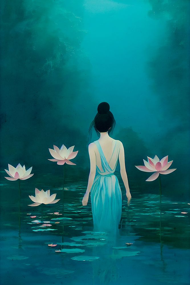 In The Pond art print by Treechild for $57.95 CAD