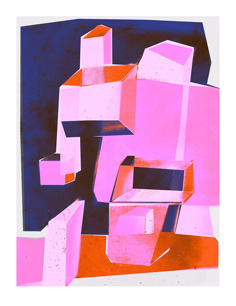 Laskukone No 2 art print by Treechild for $57.95 CAD
