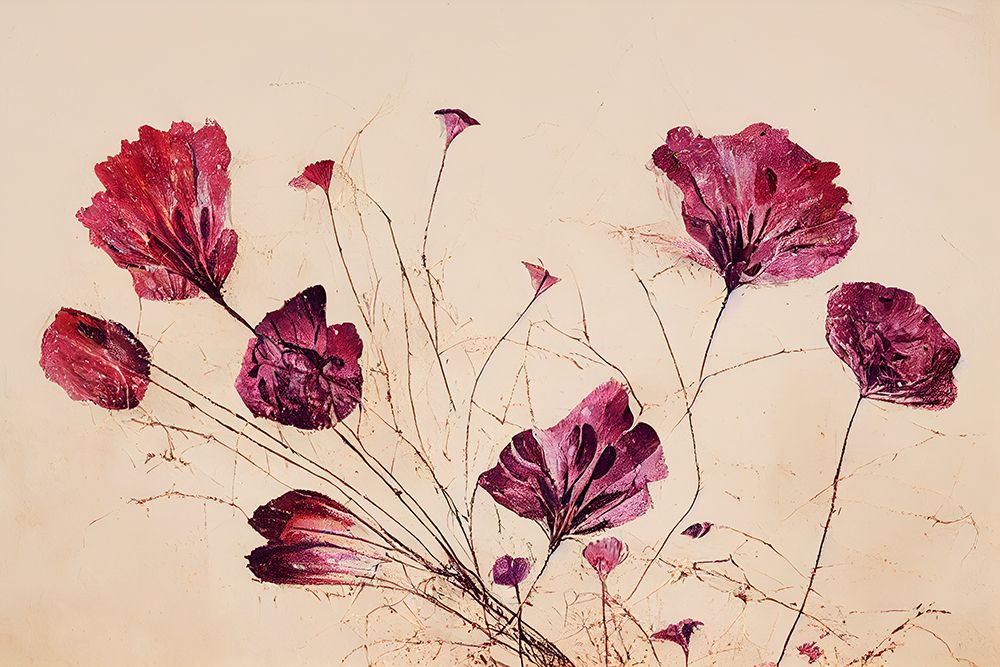 Purple Flowers art print by Treechild for $57.95 CAD