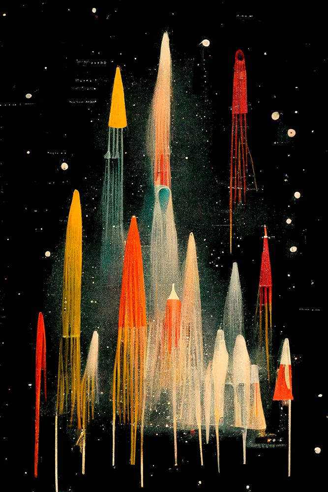 Rockets art print by Treechild for $57.95 CAD