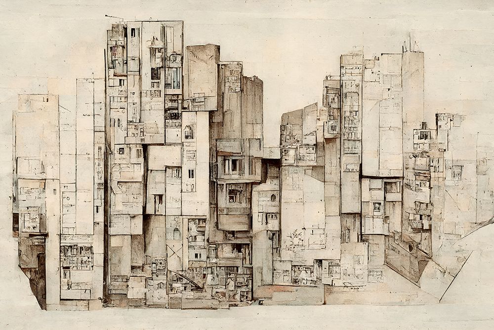The City art print by Treechild for $57.95 CAD