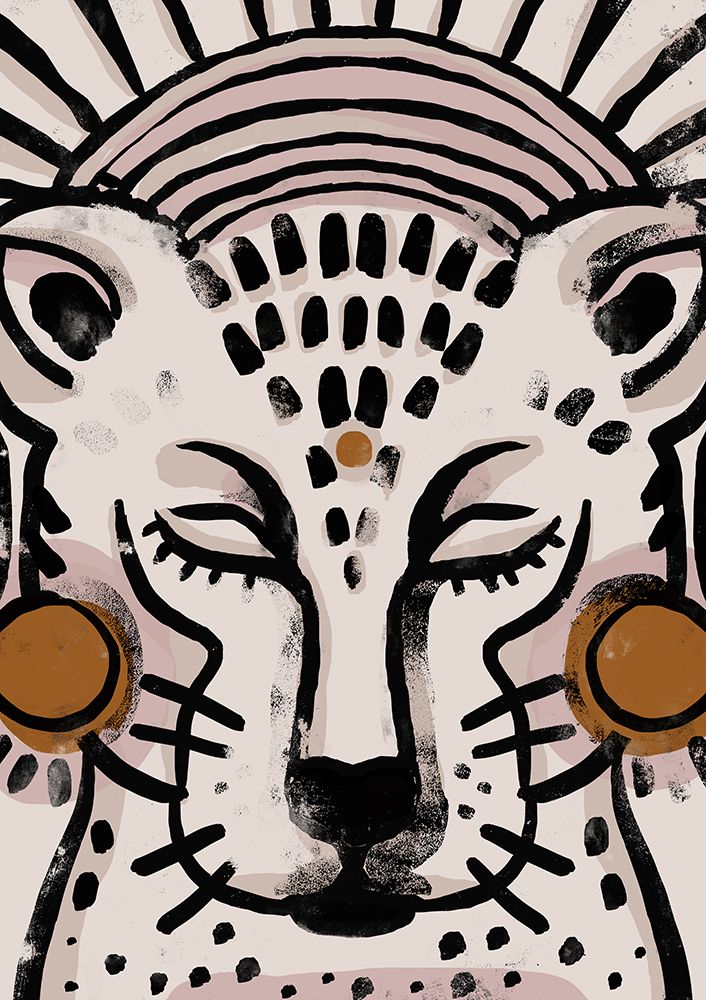 Tiger (Light Version) art print by Treechild for $57.95 CAD