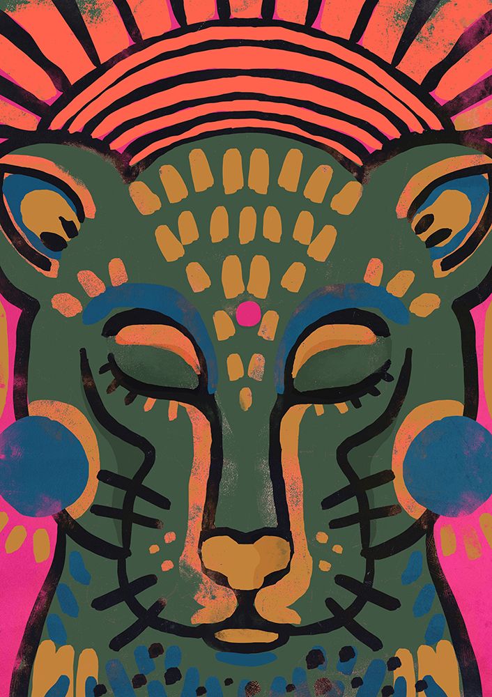 Tiger (Colored Version) art print by Treechild for $57.95 CAD