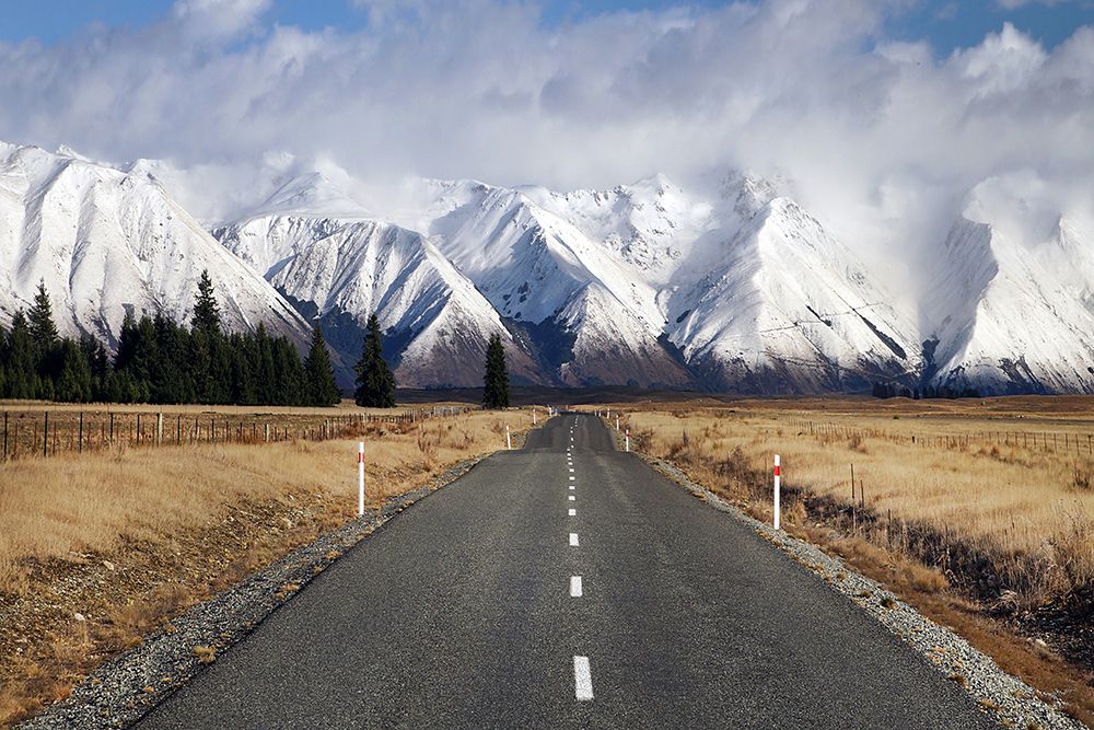 Lake Ohau Road art print by Dragan Keca for $57.95 CAD